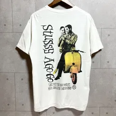 専用　stussy ロンT ローマの休日　メキシコ製　ステューシー　白 最高級のスーパー ステューシー メキシコ製 ローマの休日 ロンT