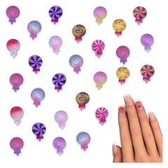 ネイルパーツ お菓子 飴 11ｍｍ キャンディー 100個 クリア ミックス ラメ 蓄光 リボン ぷっくり 樹脂製 レジン デコパーツ アクセサリー ハンドメイド 手芸 パーツ BD4113