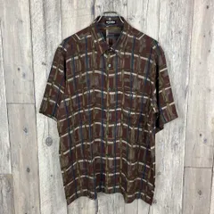 OLD unknown 90s ヴィンテージ 半袖 チェック シャツ L