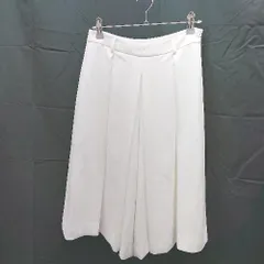 ◇ ANAYI アナイ ワンタック　裏地　シンプル　ショートパンツ サイズ36 ホワイト系 レディース E  【1303270007649】