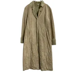 ロング フェイク ムートンコート レディース L～ ライトベージュ 裏ボア 古着卸 アメリカ仕入 a703-5564