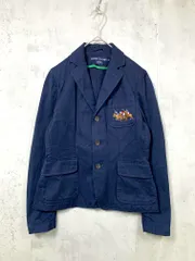 Ralph Lauren ラルフローレン BRRLYM2461 刺繍 テーラード ジャケット size9/紺 ■■レディースのサムネイル