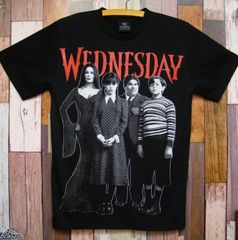 黒★新品アダムスファミリー【Wednesday】ウェンズデーＴシャツ★KRAFT