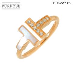 ティファニー TIFFANY&Co. Tワイヤー 12号 リング ダイヤ シェル 18K PG ピンクゴールド 750 指輪 T Wire Ring 90287453