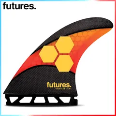 サーフィン・ボディボード futures TECHFLEX AM2 AM2 Techflex Thruster - Rake Surf Fins - Futures Fins US