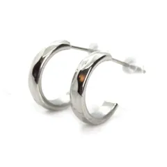 【在庫セール】ステンレス レディース メンズ シンプル 金属アレルギー対応 リング フープ ピアス LUXSTAR