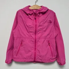 110 THE NORTH FACE(ザノースフェイス) キッズ ウィンドブレーカー ジャケット ピンク