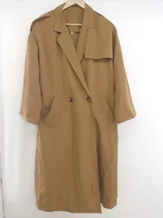 ◇ ノーブランド 長袖 コート サイズONE キャメル レディース E  【1304260004457】