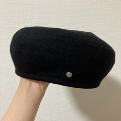 【エルメス】ベレー帽　新品未使用品　黒