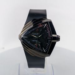 HAMILTON Ventura H246150 エルビス75周年記念 自動巻き メンズ 46mm ブラックPVDケース #1520