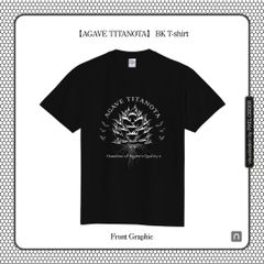 AGAVE T-shirt 【アガベ品質管理人】 黒 Front-Full