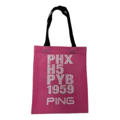 【未使用品 タグ付き】 ピン　PING ゴルフトートバッグ 大容量 レディース PING ゴルフバッグ ピン GB-L2301 ソフト PU トートバッグ