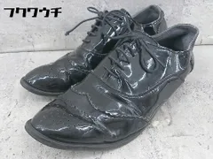 ◇ BEAMS ビームス ウイングチップ シューズ サイズ23.0 ブラック レディース 【中古】 【1002800644407】のサムネイル