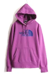 ノースフェイス プリント スウェット フード パーカー プルオーバー M 裏起毛