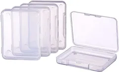 BENECREAT 18個セット 長方形 小分けケース アクセサリーケース ビーズ収納 収納ボックス 詰め替え 小物用 クリア( 6.7x5.2cm,  高さ1.2cm)