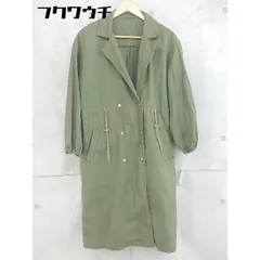 ■ AS KNOW AS PINKY アズノゥアズピンキー  長袖 モッズコート サイズM カーキ レディース  【中古】 【1103180009722】