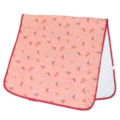 ムーミン 寝具 ひんやり敷きパッド クールフラワーレッド 北欧 丸眞 接触冷感 サマー寝具 キャラクター グッズ 