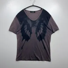 tornado mart 00s y2k grunge fade ss t shirts M grey print トルネードマート フェード Tシャツ archive 平成 marui vintage fairy