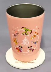 【中古】食器 集合(ガーランド風) タンブラー＆コースター 「東京ディズニーリゾート40周年 “ドリームゴーラウンド”」 東京ディズニーリゾート限定