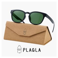 【新品】 日本製 偏光サングラス PLAGLA pg-04bk-grn-p 偏光 レンズ サングラス BLACK / GREEN POLA プラグラ メンズ レディース ユニセックス モデル uvカット 鯖江 サステナブル SDGs エコ ボスリントン