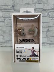 【M1-77】◇SONY SPORTS wireless noise canceling stereo headset イヤホン WF-SP700N　充電器無し