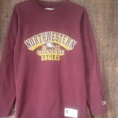 Champion  チャンピオン　「NORTHWESTERN COLLEGE EAGLES1902 」プリント　ロングＴシャツ　サイズS