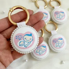 【最短即日発送】両面マタニティマーク　マタニティキーホルダー　おなかに赤ちゃんがいます　母子手帳カバー　母子手帳ケース