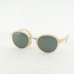 折りたたみサングラス JINS×Snow Peak Folding SUNGLASSES USED美品 ベージュ 偏光レンズ 軽量 コンパクト 中古 アイウェア X5927
