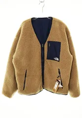 ザノースフェイス THE NORTH FACE REVERSIBLE EXTREME PILE CARDIGAN XL NP72334 リバーシブル エクストリーム パイル カーディガン ボア ジャケット ベージュ 【ブランド古着ベクトル】■241228