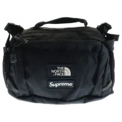 SUPREME (シュプリーム) 18AW ×THE NORTH FACE Expedition Waist Bag NF0A3SE7 ザノースフェイス エクスペディション ウェストバッグ ショルダーバッグ ボディバッグ ブラック