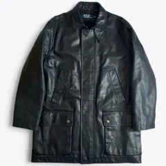極美品 CHAPS RALPH LAUREN 羊革 カーコート ブラック M 極美品 CHAPS RALPH LAUREN 羊革 カーコート ブラック M メンズ