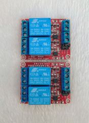 【新品】リレーモジュール 継電器モジュール開発ボード 高低レベルトリガー 24V 2チャンネル 2個セット