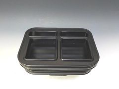 L375/385タント(07/12～) フロントカップホルダー マッドブラック　オールブラック　カップ四角 携帯大