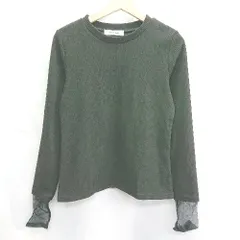 ◇ ⊂ Φ MAYSON GREY メイソングレイ 長袖 カットソー サイズ2 ブラック レディース E  【1501230036948】