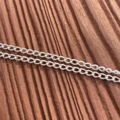 〇【3ｍｍ】メンズ シルバーブレスレット チェーン 18cm アクセサリー