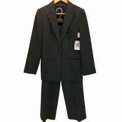 バーバリーロンドン BURBERRY LONDON ストライプスーツセットアップ シングル 1Bテーラードジャケット レディース 表記無 JK:40 PT:38のサムネイル