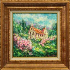 ♢桶田洋明油彩画「記憶」P8号