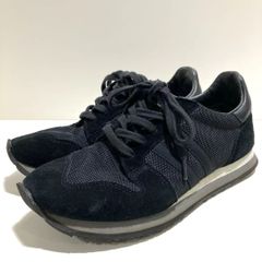 RL-K102 コムデギャルソン コムデギャルソン COMME des GARCONS COMME des GARCONS ブラスターロー BLASTER-LOW エステルメッシュ×スエードスニーカー  黒 24.5cm（EUR39） 2023年A/W