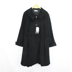 プライベートレーベル Private label コート アウター 長袖 丸衿 ロング丈 ミディ丈 大きいサイズ 8L ブラック ※EKMのサムネイル