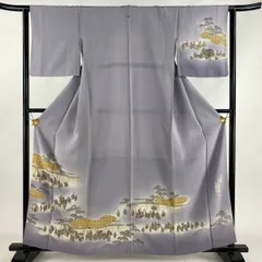 【京友禅伝統工芸士・樽本伊勢蔵】正絹　上質な小紋　袷　落款　花柄 2025年最新】Yahoo!オークション -樽本伊勢蔵の中古品・新品・未