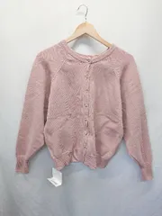 ◇ Θ ◎ ●未使用● classicalelf クラシカルエルフ 前後2WAY 長袖 カーディガン サイズM ピンク レディース E  【1411130010385】