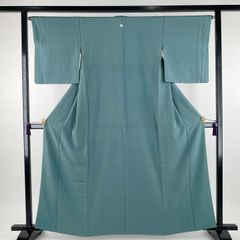 夏用 絽 色無地 身丈155 裄63.5 紋なし 無地 正絹 着物 063tz - メルカリ