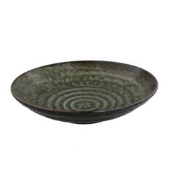 EAST table(イーストテーブル) カレー皿 22cm イラボ 和食器 グリーン 日本製 大皿 食洗機対応 レンジ対応 110-016-03