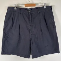 古着 90's/90年代 ポロバイラルフローレン Polo by Ralph Lauren ショートパンツ ポロチノ 大きいサイズ チノパン w40  ネイビー メンズ