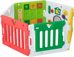ミュージカルキッズランドDX II+拡張トイパネルセット　日本育児 ミュージカルキッズランドDX Ⅱ 拡張パネル | ベビーサークル