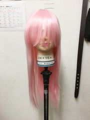 【未使用】BODYLINE　ロング　ピンク　コスプレ　ウィッグ