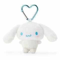 【新品】サンリオ ミニマスコットホルダー シナモロール (ぬいぐるみキーホルダー)