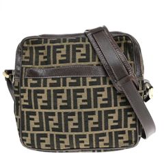 FENDI フェンディ ショルダーバッグ ズッカ柄 ブラウン 63KA298