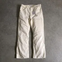 新品 JW ANDERSON × UNIQLO シューカット ジーンズ ホワイト デニム ユニクロ JWアンダーソン