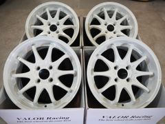 カスタムサイズ  VALOR Racing SXR 15inch 7.0J 4H100+30 WH マッドスターラジアル A/T 175/65R15 サクシード プロボックス